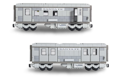 LEGO Santa Fe Cars - Set I (mail or baggage car) (10025)