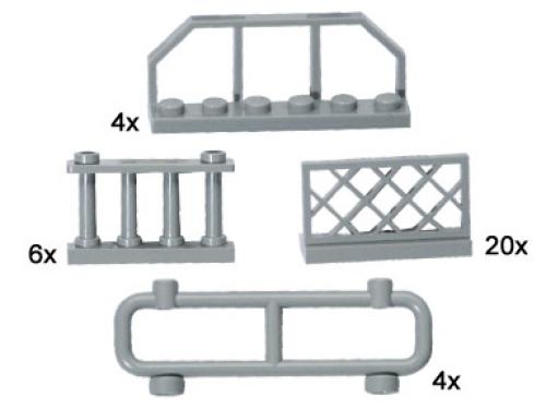 LEGO Gray Fences (10050)
