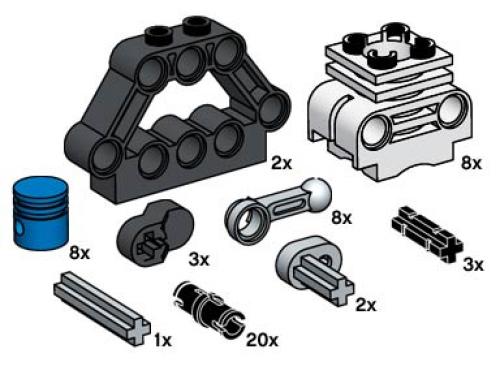 LEGO TECHNIC Motor (10077)