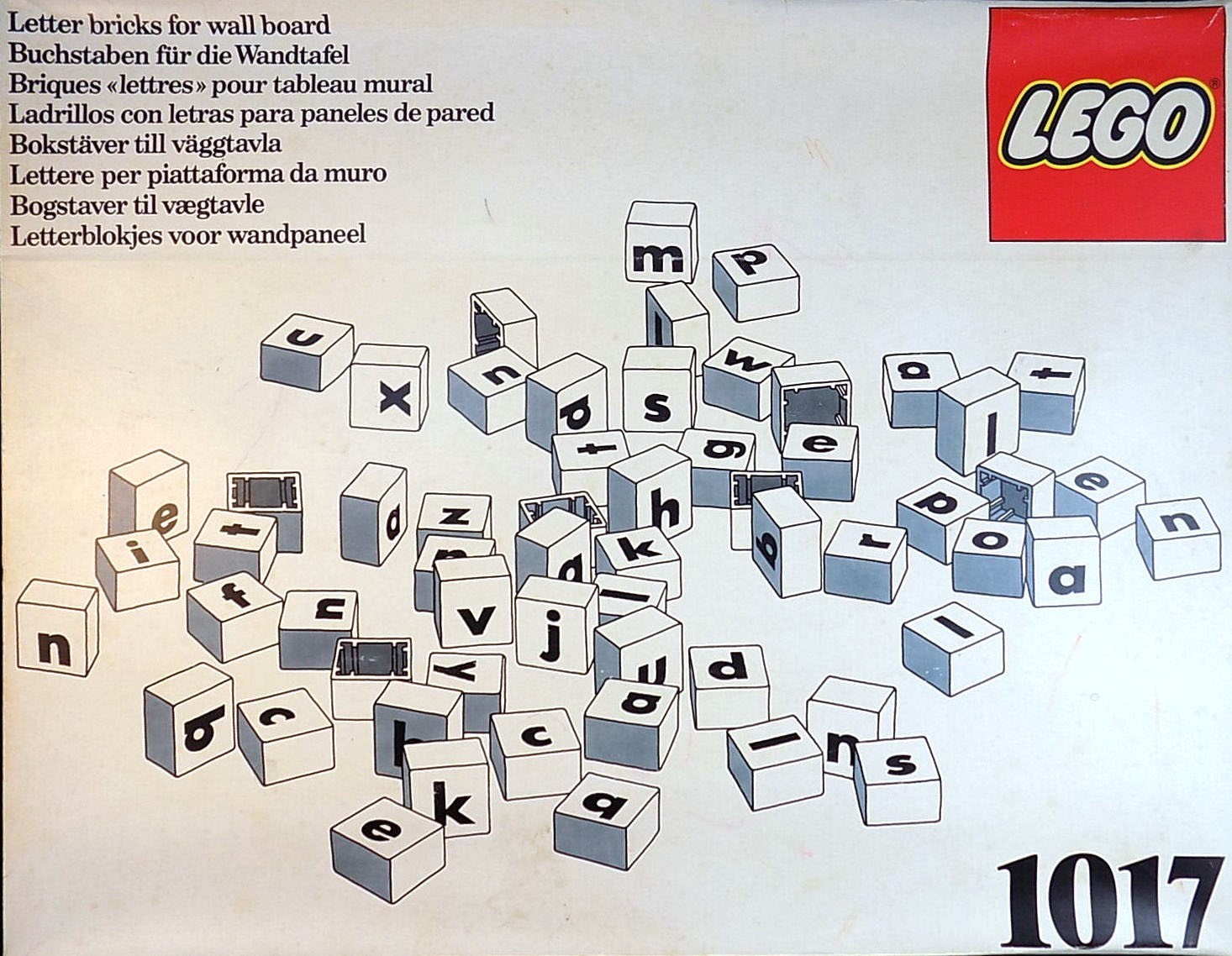 LEGO Letter Bricks for Wall Board (1017)