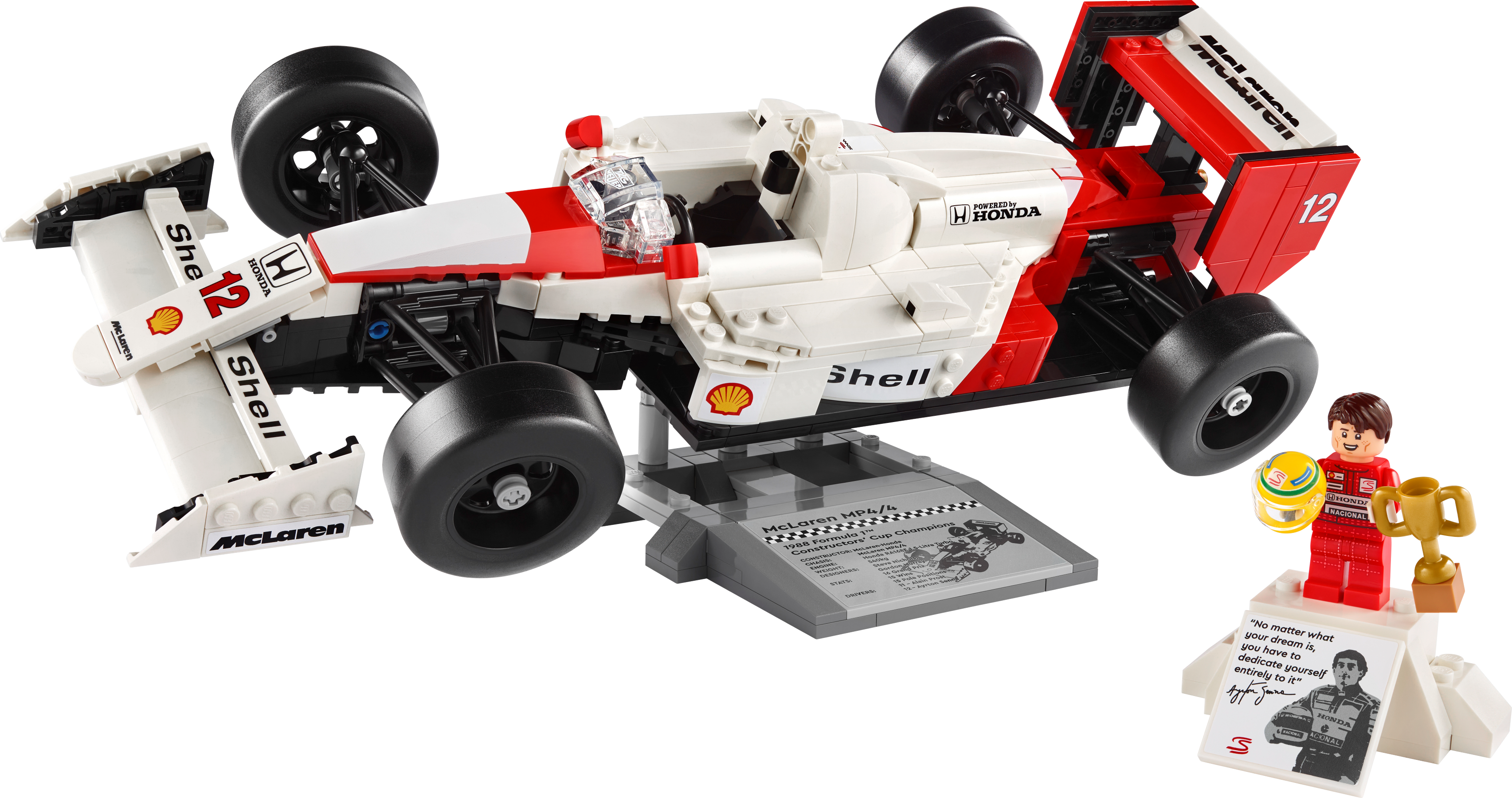 LEGO McLaren MP4/4 y Ayrton Senna (10330)