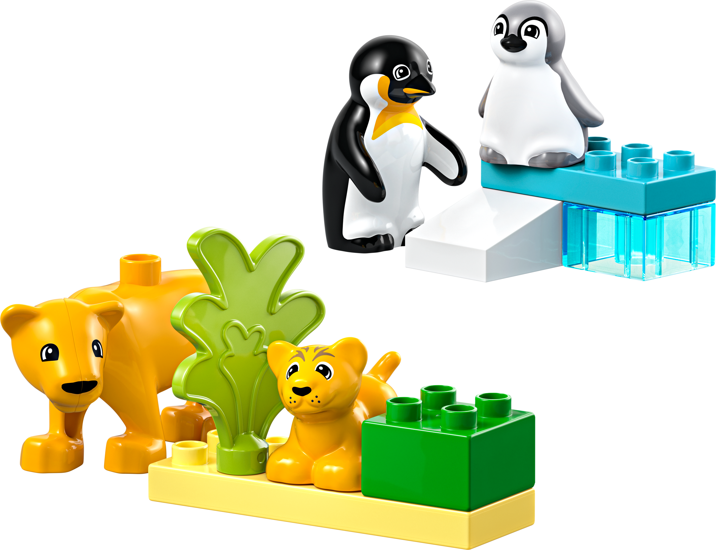 LEGO Familias de la Fauna Salvaje: Pingüinos y Leones (10442)