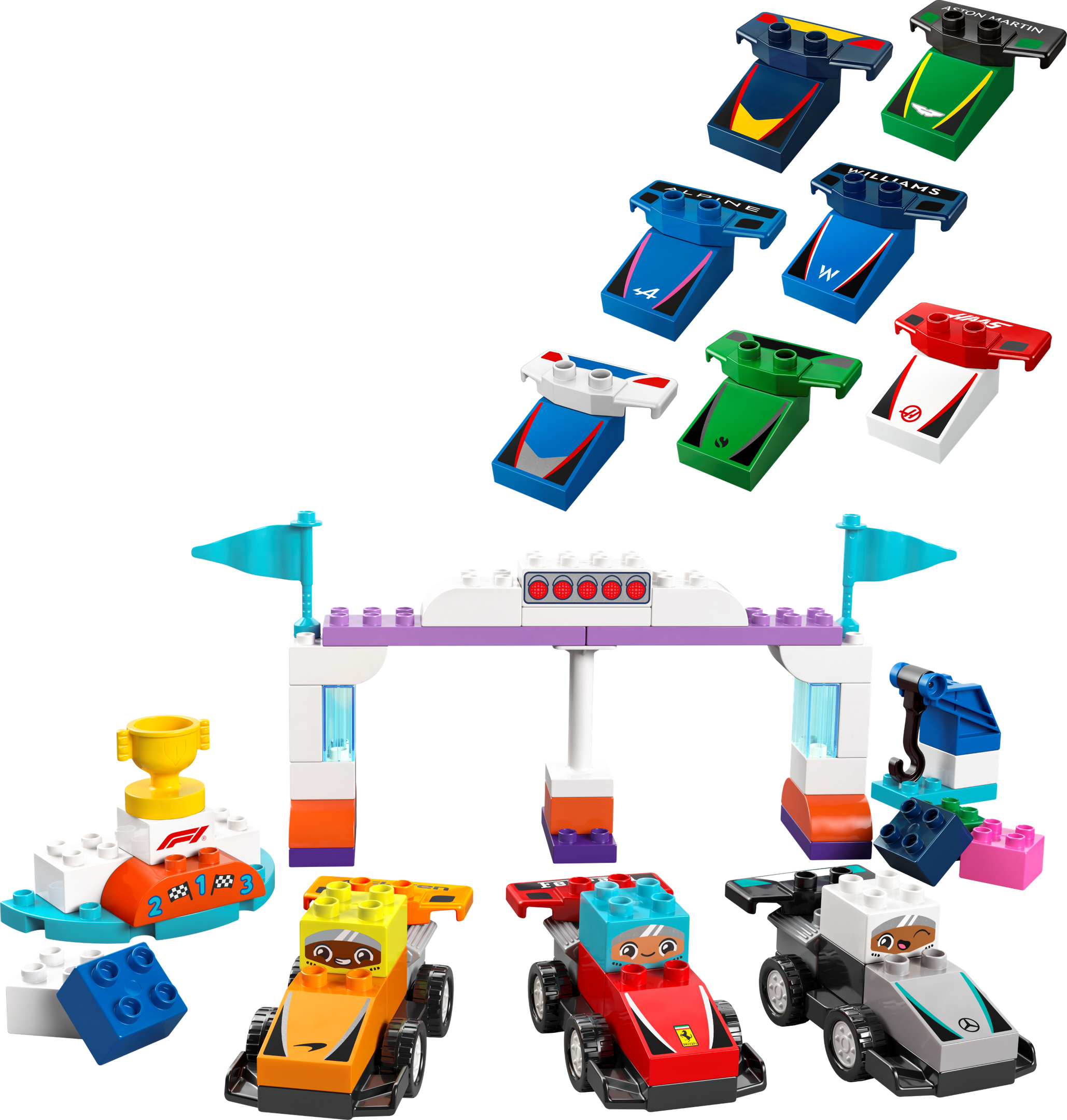 LEGO Coches de Carreras y Pilotos del Equipo de F1® (10445)