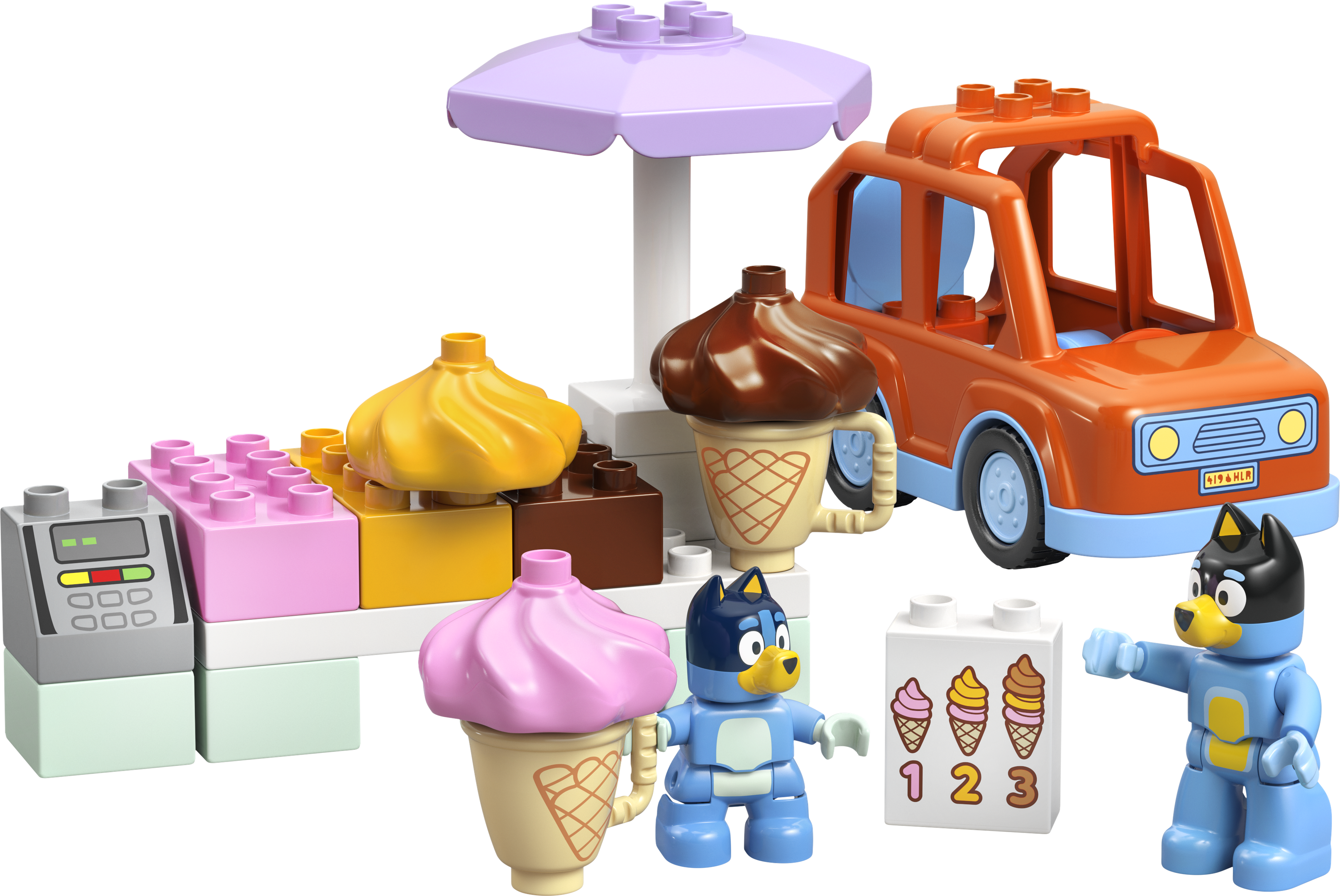 LEGO Excursión a la Heladería con Bluey (10458)