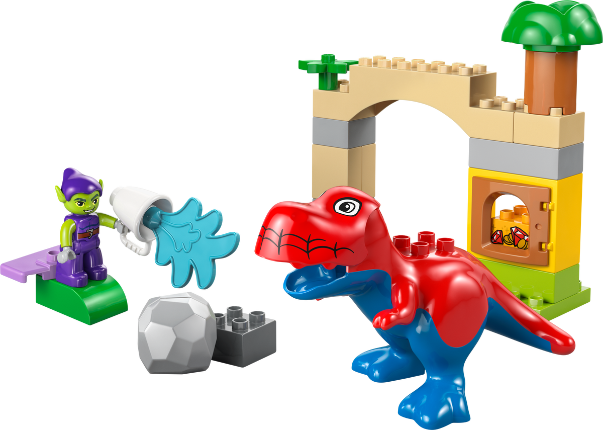 LEGO Dinosaurio Spidey-Rex vs. Duende Verde (10463)