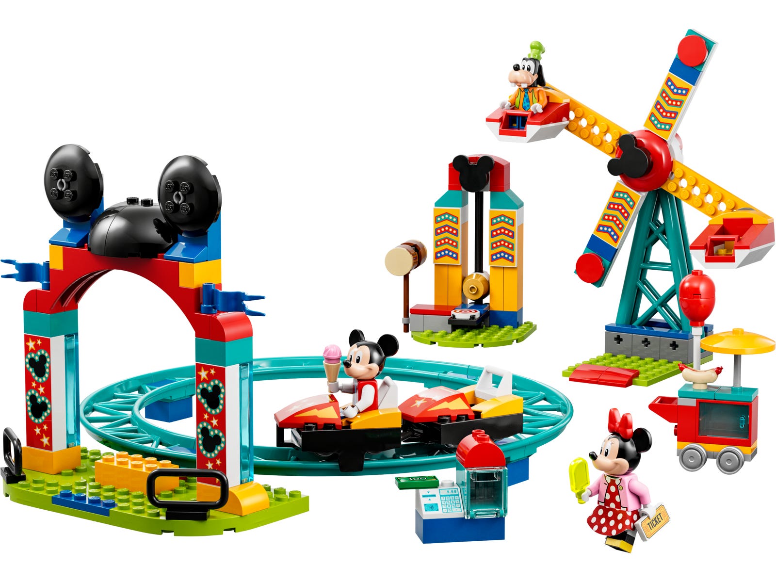 LEGO Mundo de Diversión de Mickey, Minnie y Goofy (10778)