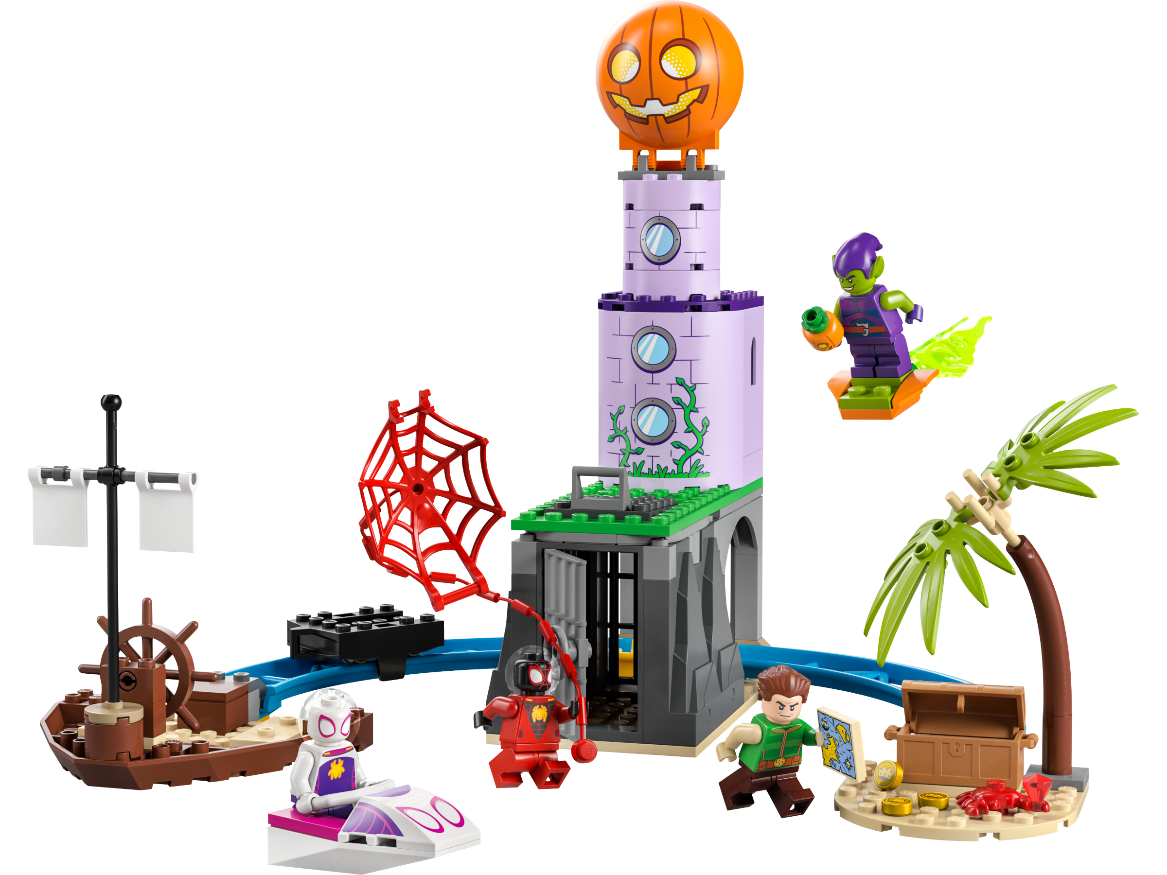 LEGO Equipo Spidey en el Faro del Duende Verde (10790)
