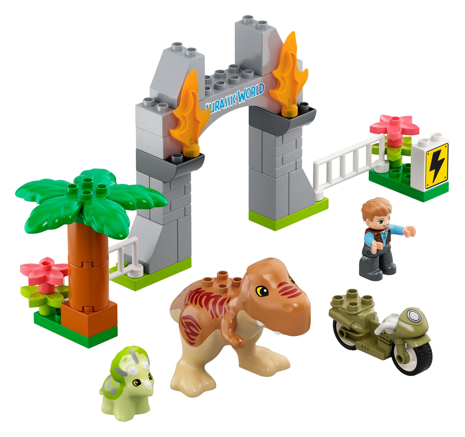 LEGO Fuga del T. rex y el Triceratops (10939)