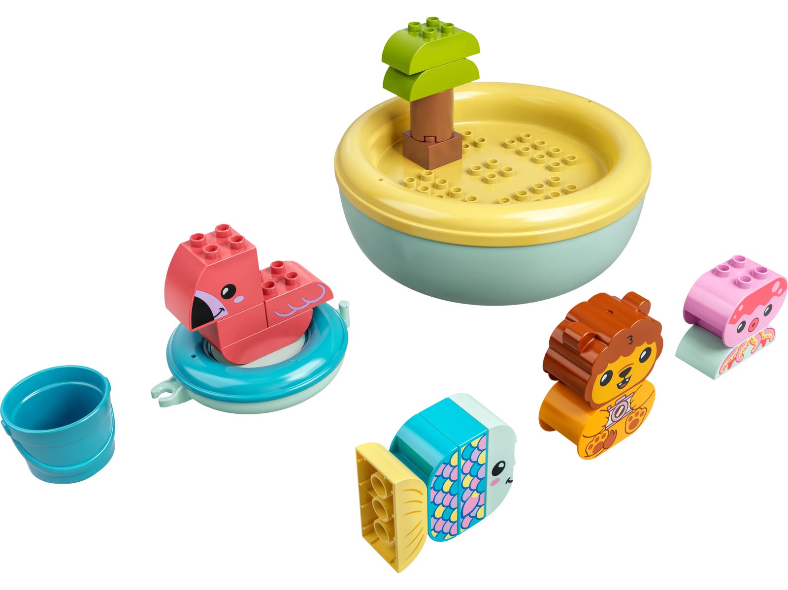 LEGO Diversión en el Baño: Isla de los Animales Flotante (10966)