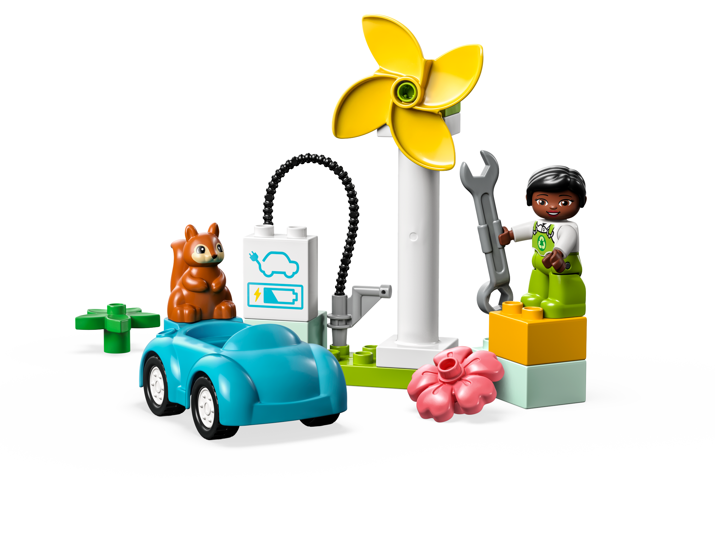 LEGO Aerogenerador y Coche Eléctrico (10985)