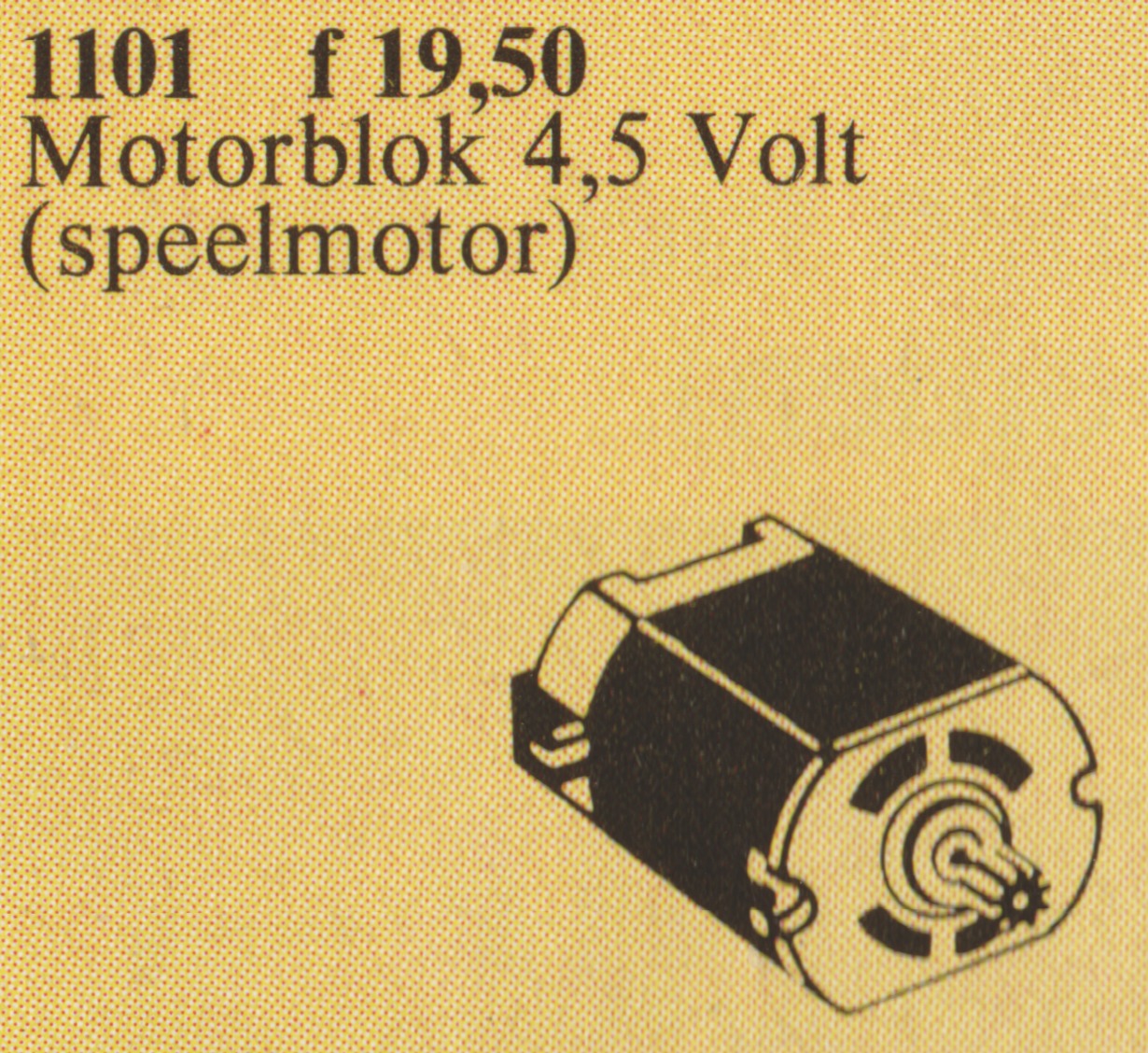 LEGO Replacement 4.5V Motor (1101)
