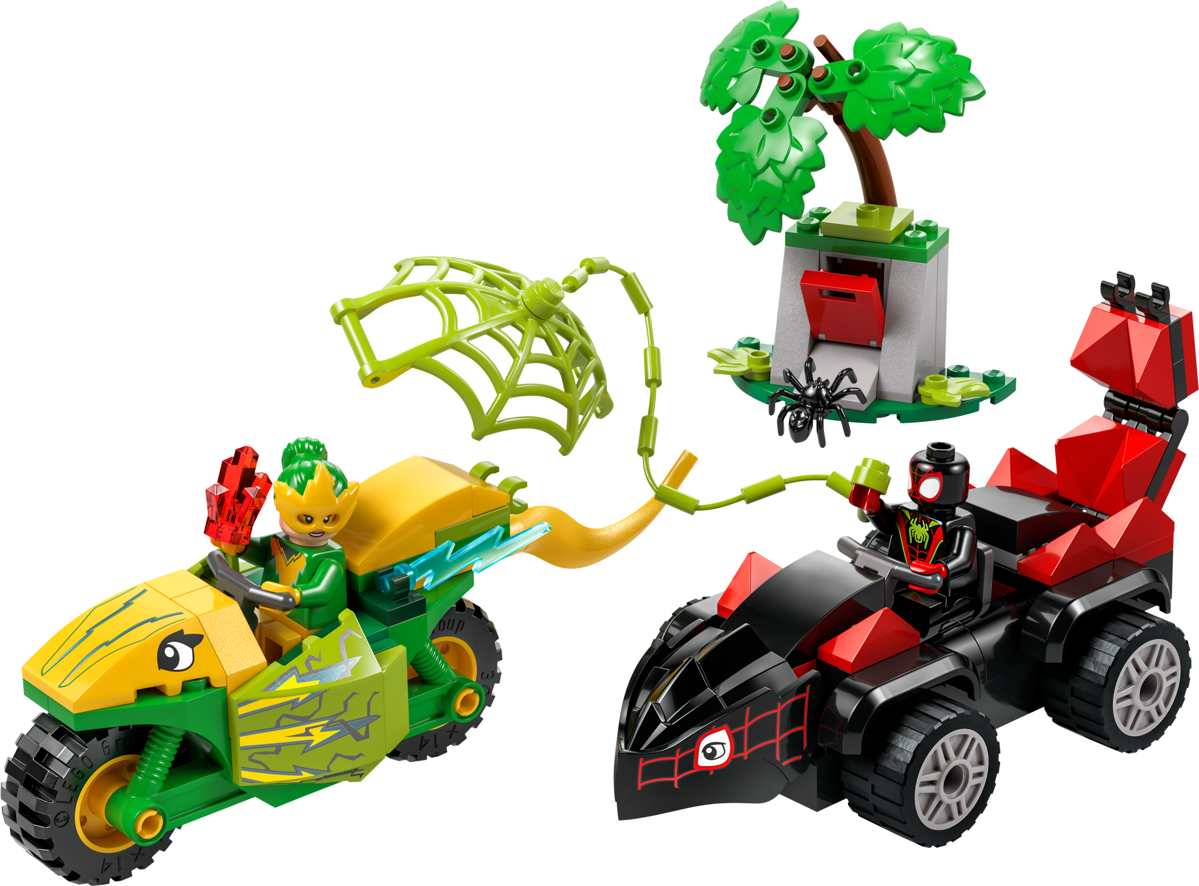 LEGO Spin y Electro: Duelo de Vehículos Dinosaurio (11198)