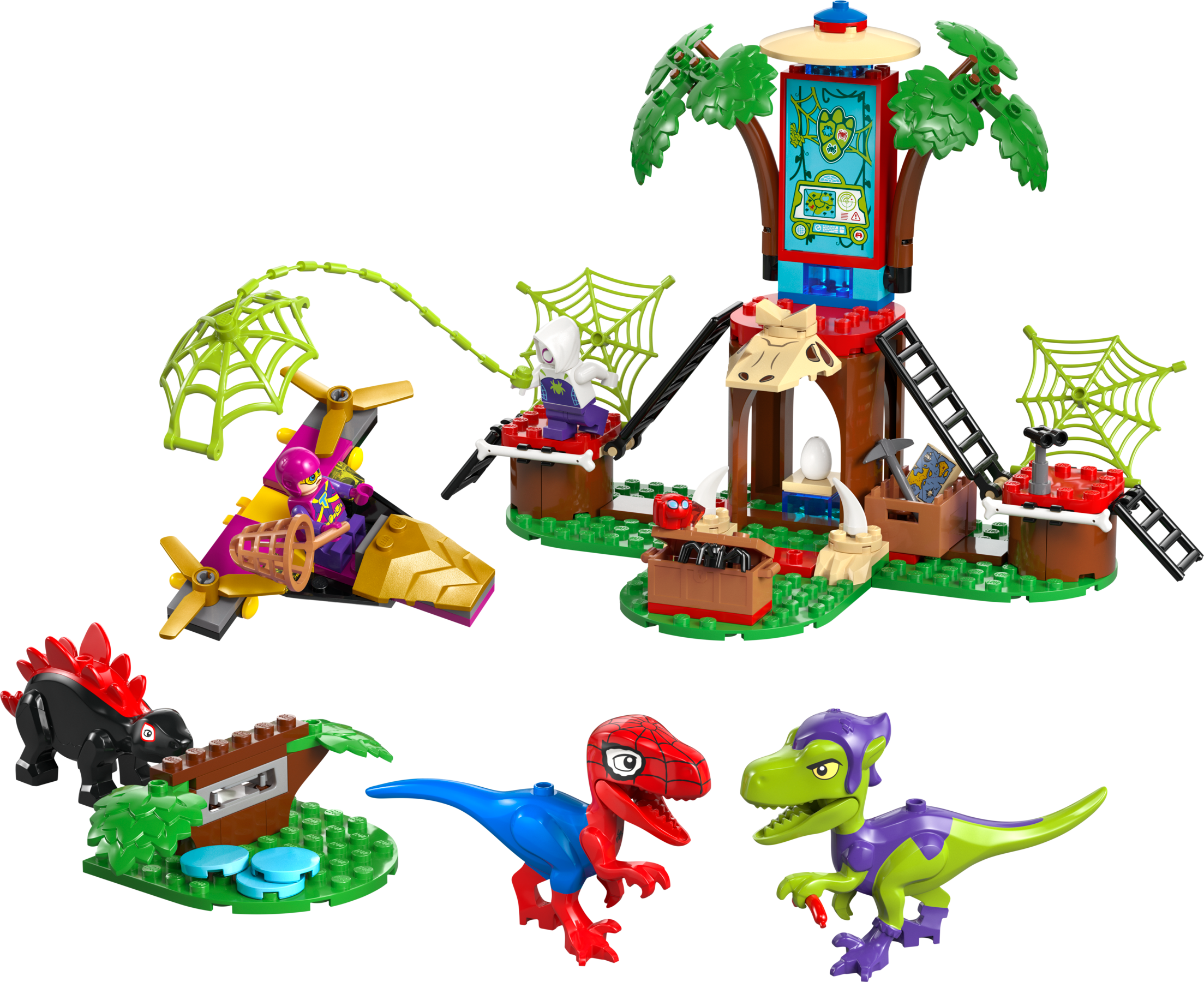 LEGO Spidey y Gobby: Batalla de Raptores en la Base de la Casa del Árbol (11200)