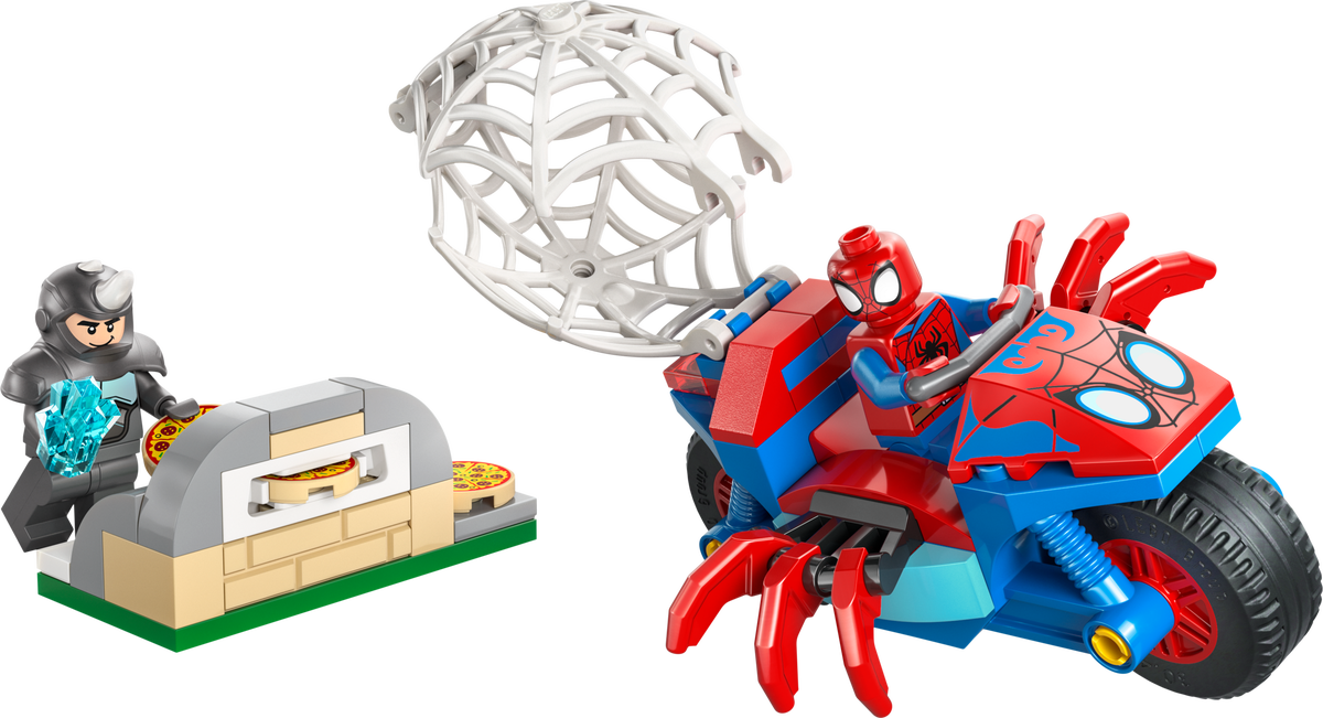 LEGO Spidey en su Moto vs. Rino (11206)