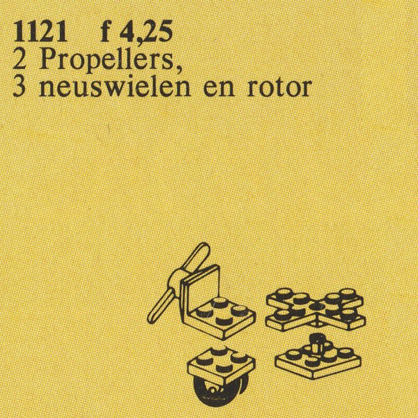 LEGO Propellers, Wheels and Rotor Unit (1121)