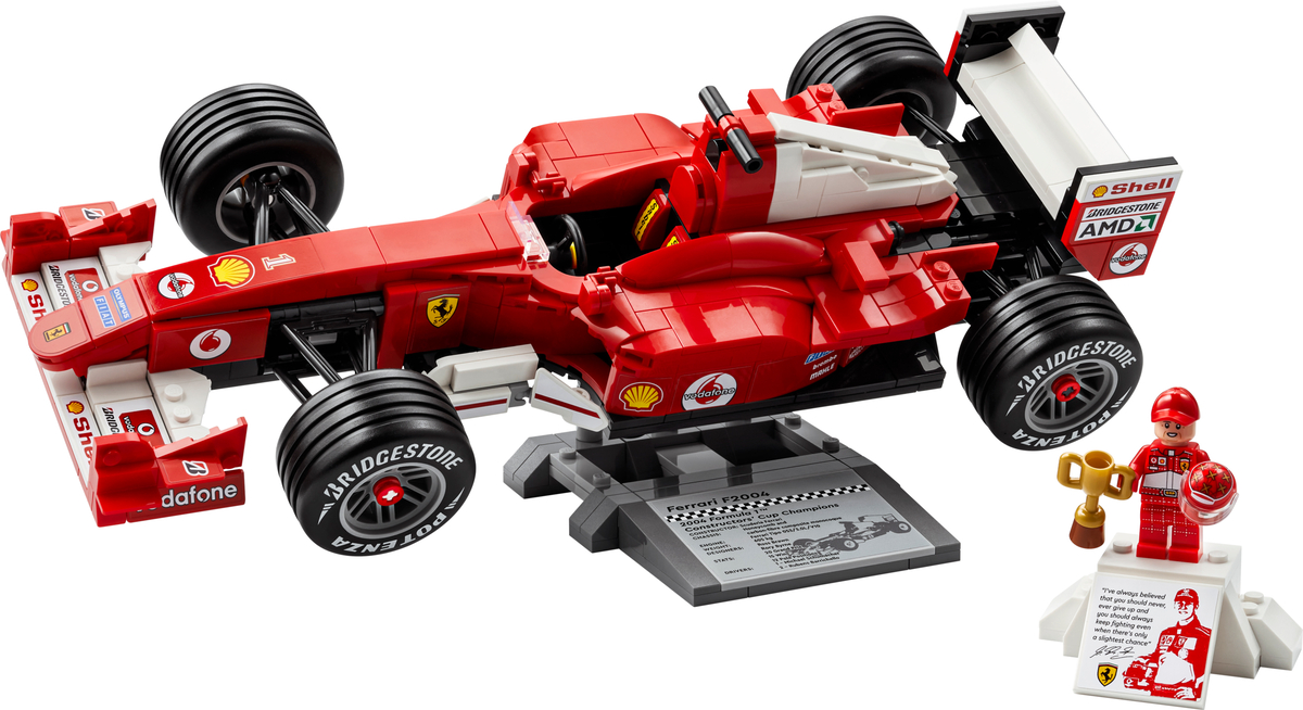 LEGO Ferrari F2004 y Michael Schumacher (11375)