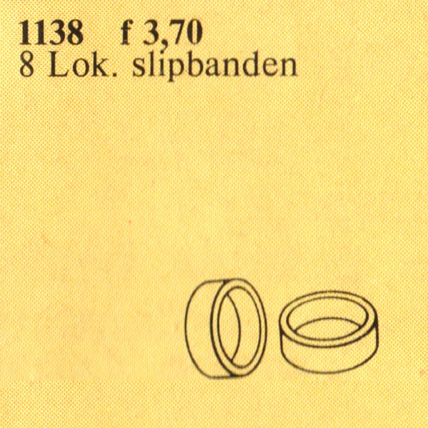 LEGO Replacement Rubber Wheel Treads for Trains (1138)
