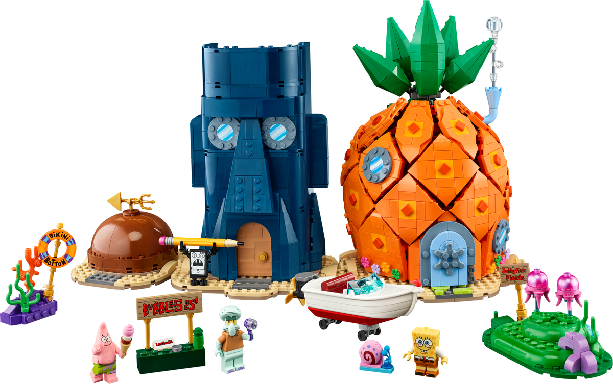 LEGO Bob Esponja Pantalones Cuadrados: Fondo de Bikini (11386)