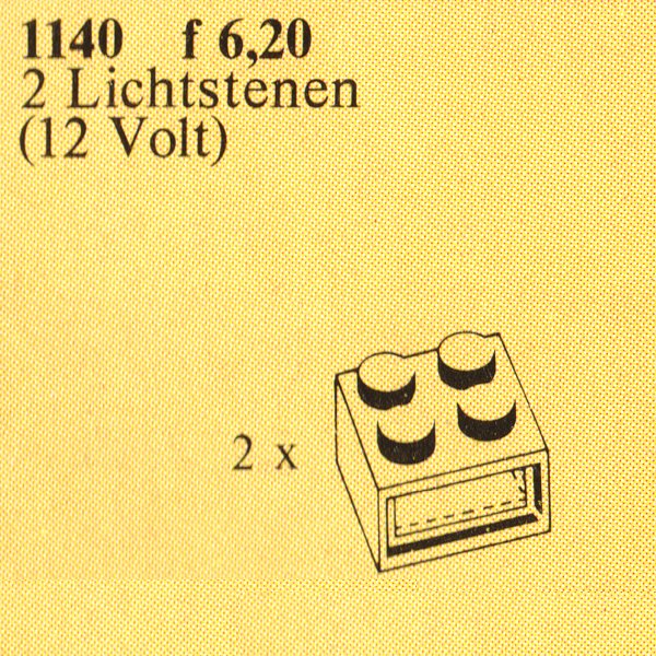 LEGO 12V Light Bricks (1140)