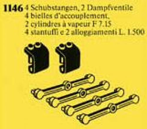 LEGO Pushrods, Cylinder Housings (1146)