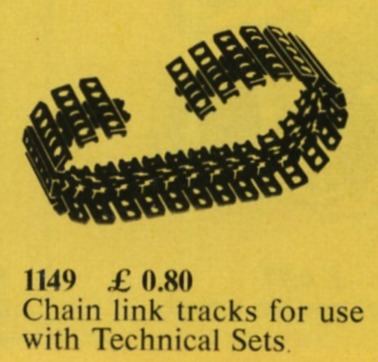 LEGO Bulldozer Chainlinks (1149-2)