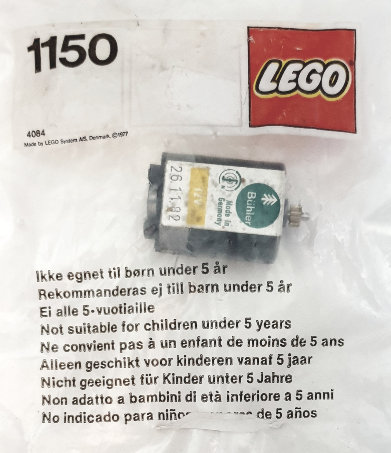 LEGO Replacement Motor 12V (1150)