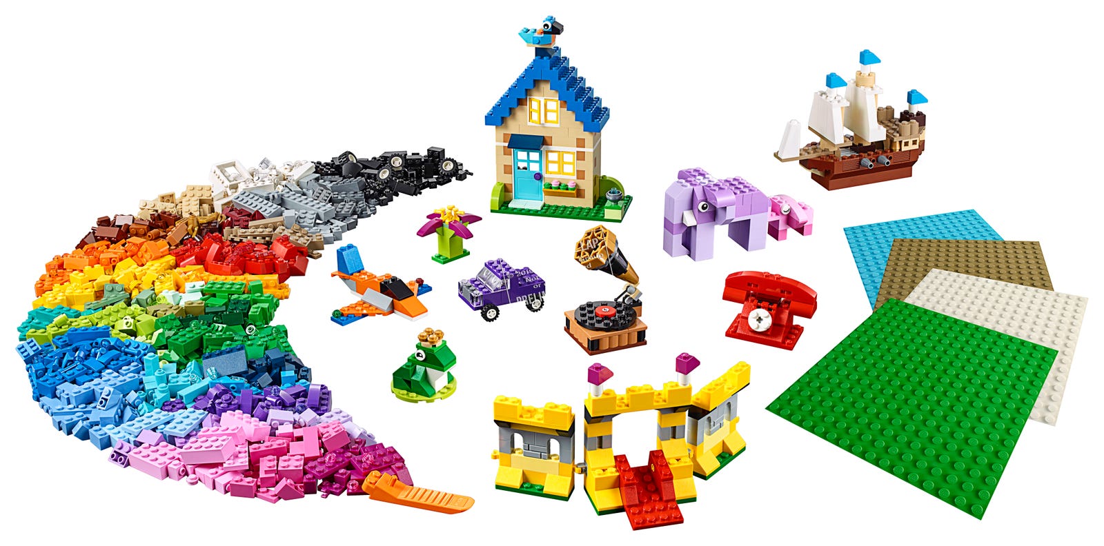 LEGO Ladrillos, Ladrillos y Placas (11717)