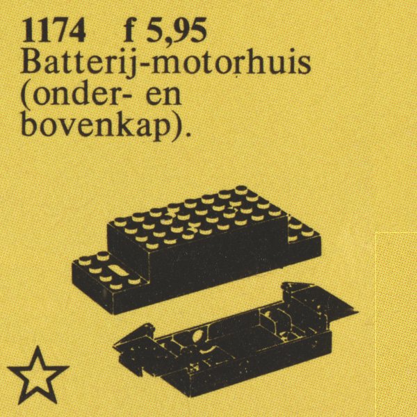 LEGO Motorhome for Basic Motor 4.5V/Train Motor 12V (1174)