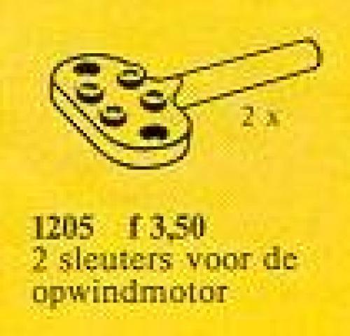 LEGO Keys for Wind-Up Motor (1205)