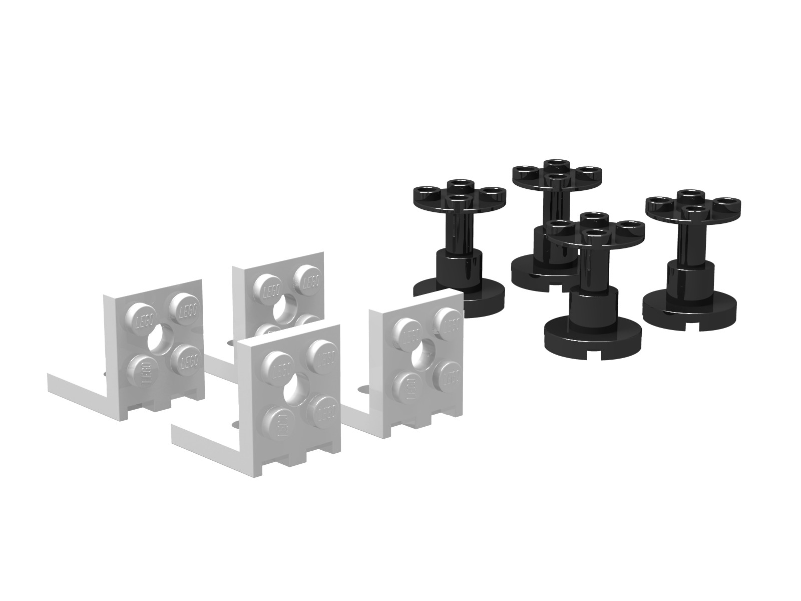 LEGO Space Stands and Brackets (1211)