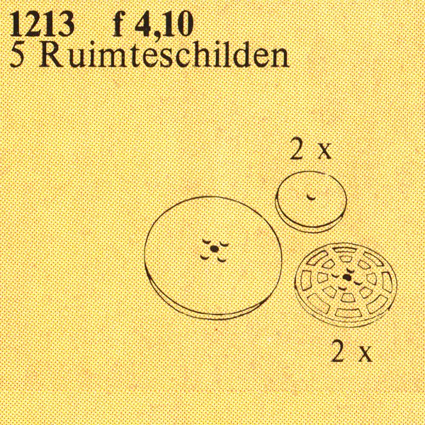 LEGO Space Radar Disks (1213)