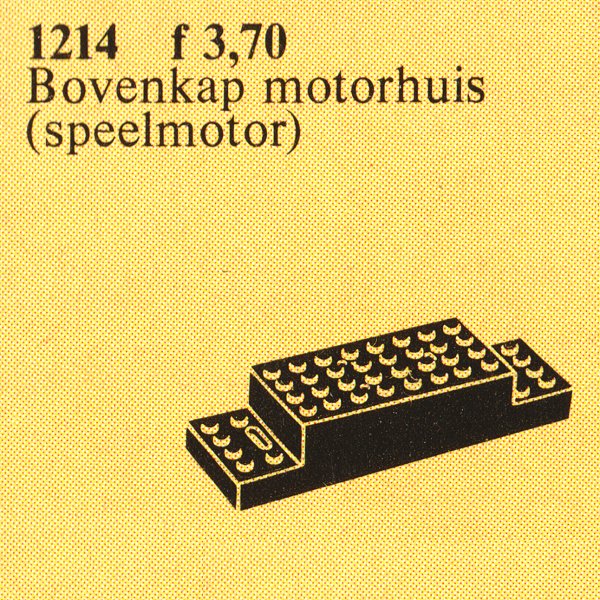 LEGO Upper Part of Motorhome for 4.5V/12V Trainmotor (1214)