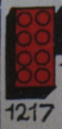 LEGO 2 x 4 Bricks (1217-2)