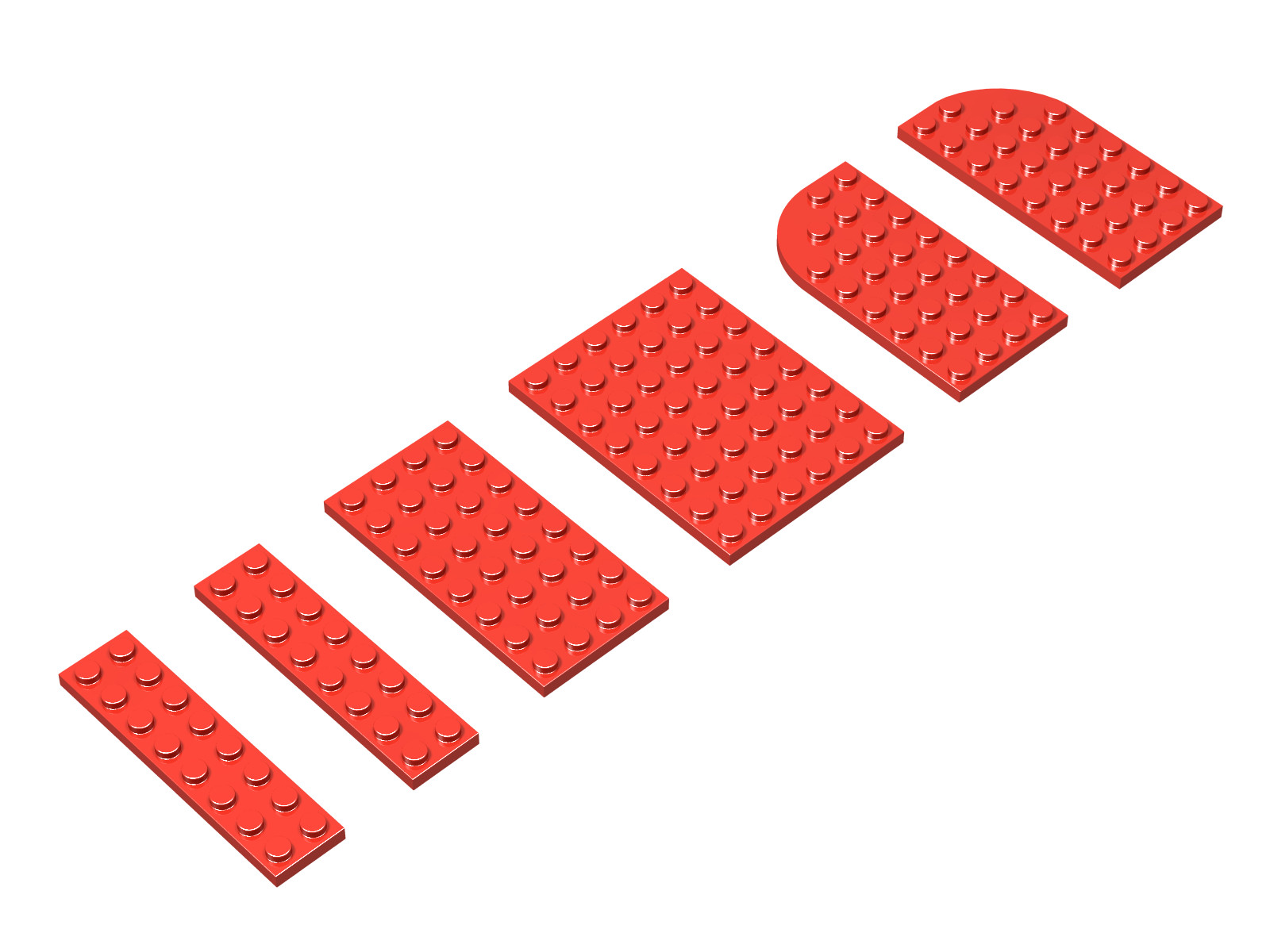 LEGO Mixed Plates Parts Pack (1225-2)