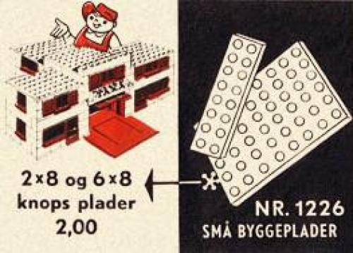 LEGO 6 x 8 & 2 x 8 Plates (1226-2)
