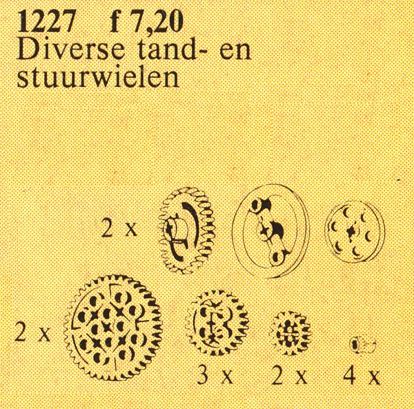LEGO Gear Wheel Assortment (1227)