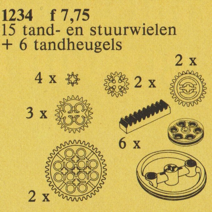 LEGO Gear Wheel Assortment (1234)