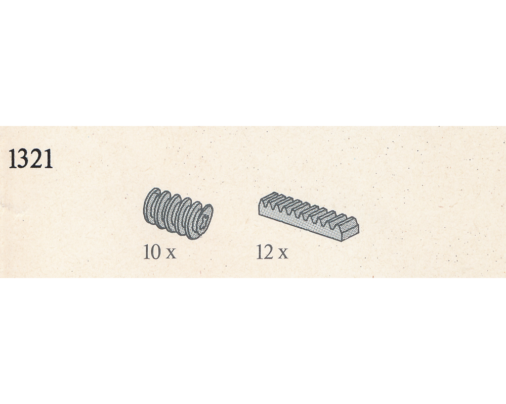 LEGO Worm Gear and Racks (1321)