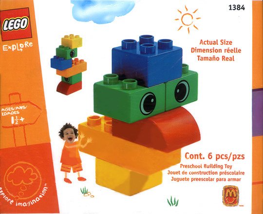 LEGO Bird (Pre-School Building Toy) (Explore) (1384)