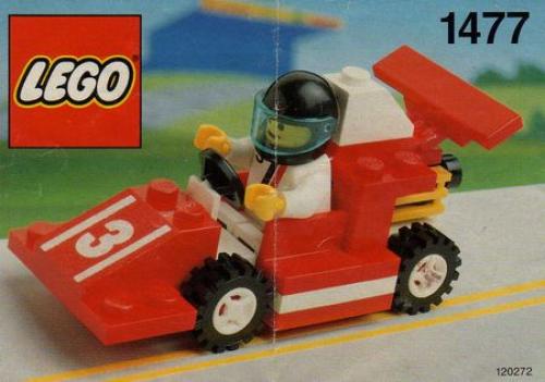 LEGO Red Race Car Number 3 (1477)