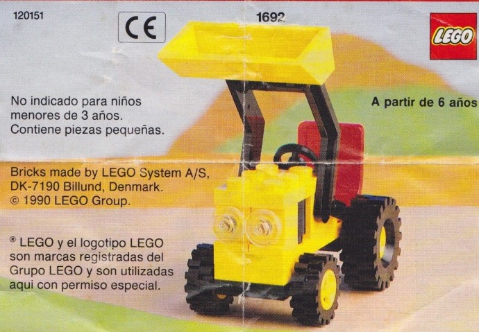 LEGO Tractor Loader (1692)