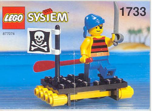 LEGO Shipwrecked Pirate (1733)