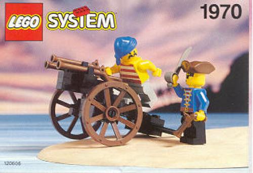 LEGO Pirate's Gun Cart (1970)