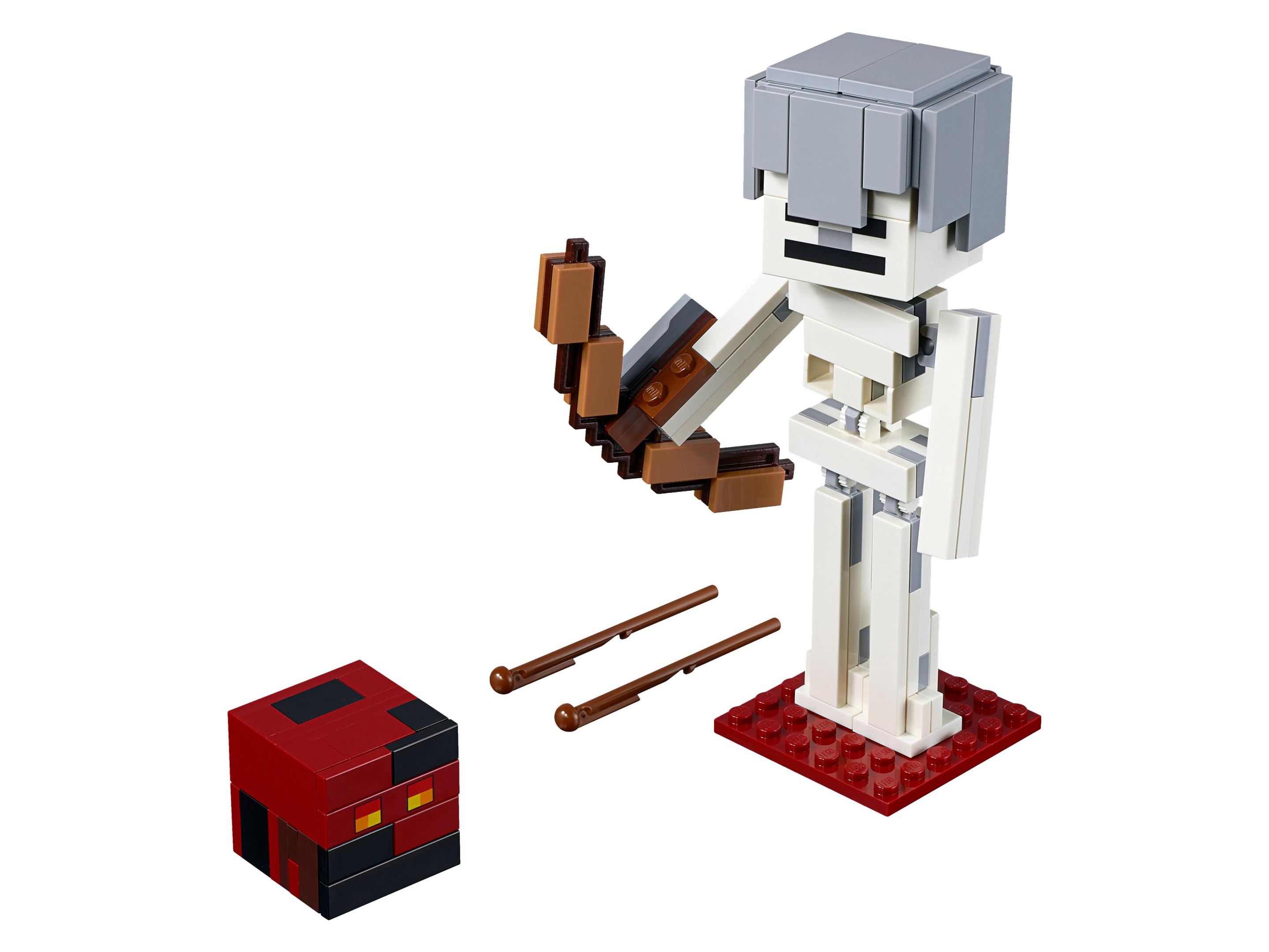 LEGO Minecraft Skeleton BigFig with Magma Cube (21150)