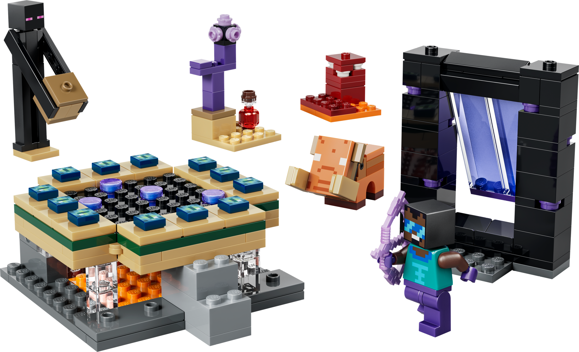 LEGO El Viaje por el Nether y el Portal al End (21584)