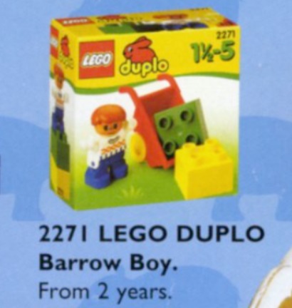 LEGO Boy with Barrow (2271)