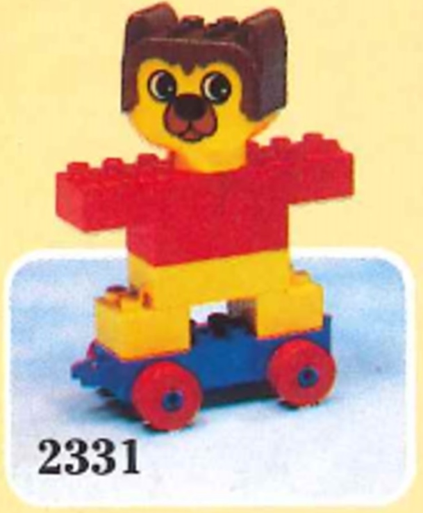 LEGO Barney, The Skateboard Bear (2331)