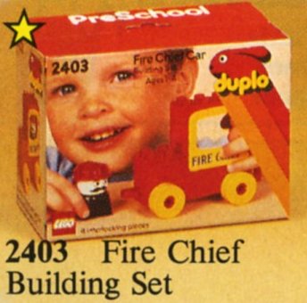 LEGO Fire Chief Building Set (2403)