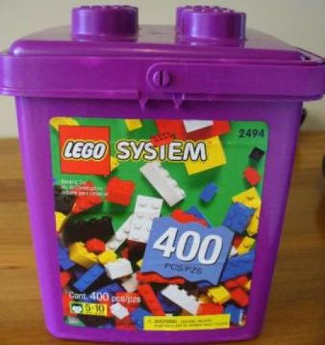 LEGO 400-Piece Purple Bucket (2494)