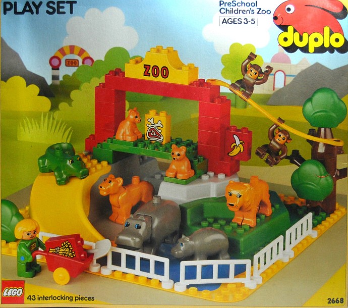 LEGO Children's Zoo (Zoo Animal Antics) (2668)